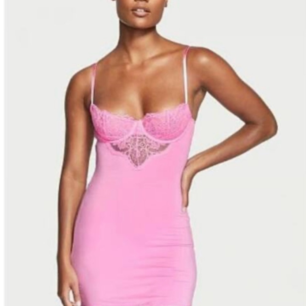 Victoria's Secret Pink Lace Chemise